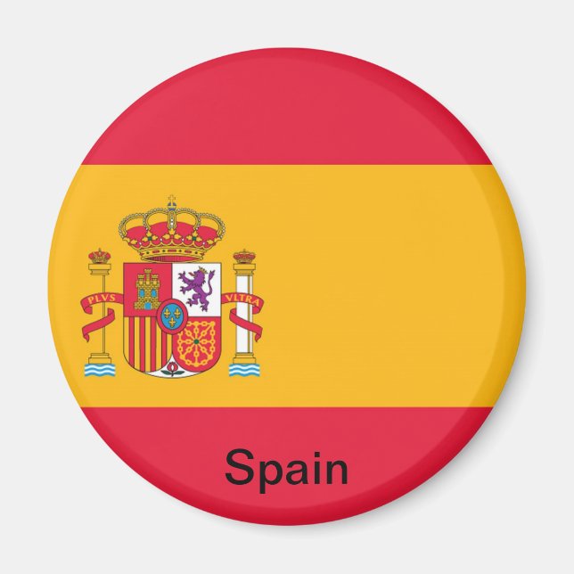 Aimant Drapeau de l'Espagne (Devant)