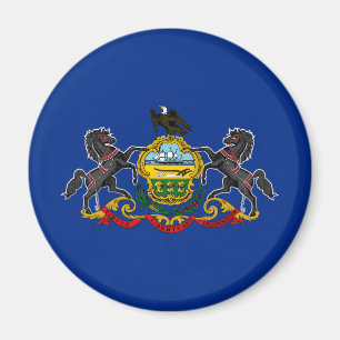 Aimant Drapeau de l'État de Pennsylvanie