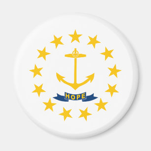 Aimant Drapeau de l'État de Rhode Island