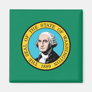 Aimant Drapeau de l'État de Washington