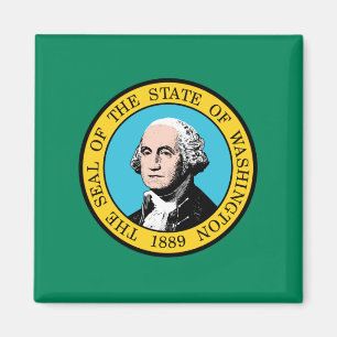 Aimant Drapeau de l'État de Washington
