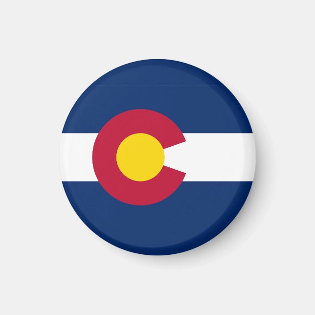 Aimant Drapeau de l'État du Colorado (Devant)