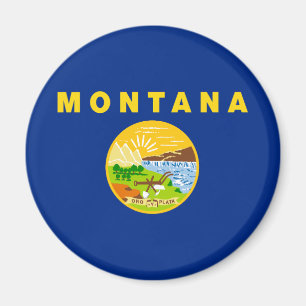 Aimant Drapeau de l'État du Montana