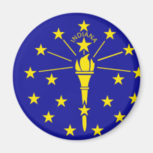Aimant Drapeau de l'Indiana