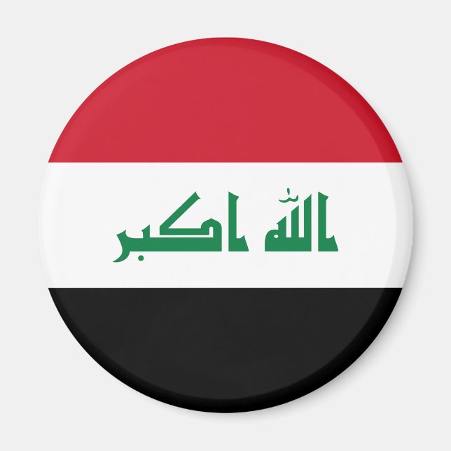 Aimant Drapeau de l'Irak (Devant)