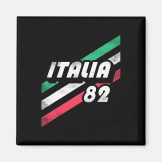 Aimant Drapeau de l'Italie à l'aspect rétro italien des a