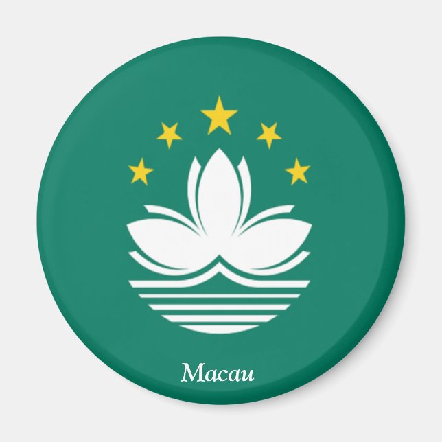 Aimant Drapeau de Macao (Devant)