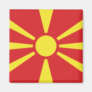 Aimant Drapeau de Macédoine du Nord