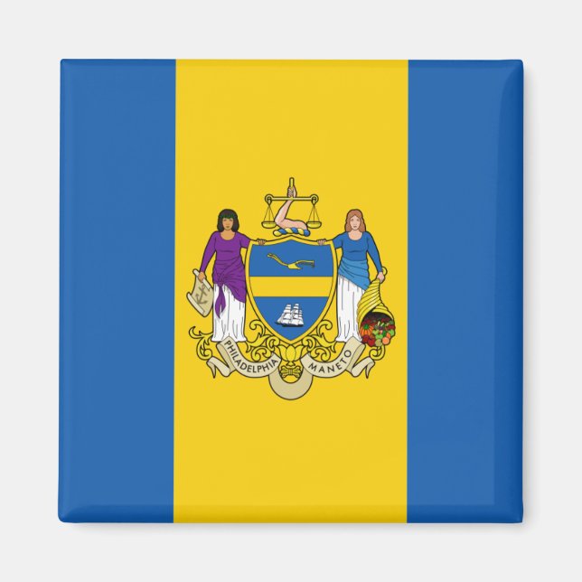 Aimant Drapeau de Philadelphie (Devant)