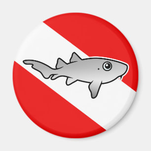 Aimant Drapeau de piqué de requin d'infirmière de bande