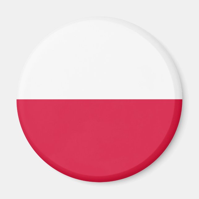 Aimant Drapeau de Pologne (Devant)