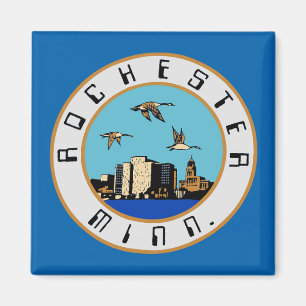 Aimant Drapeau de Rochester, Minnesota