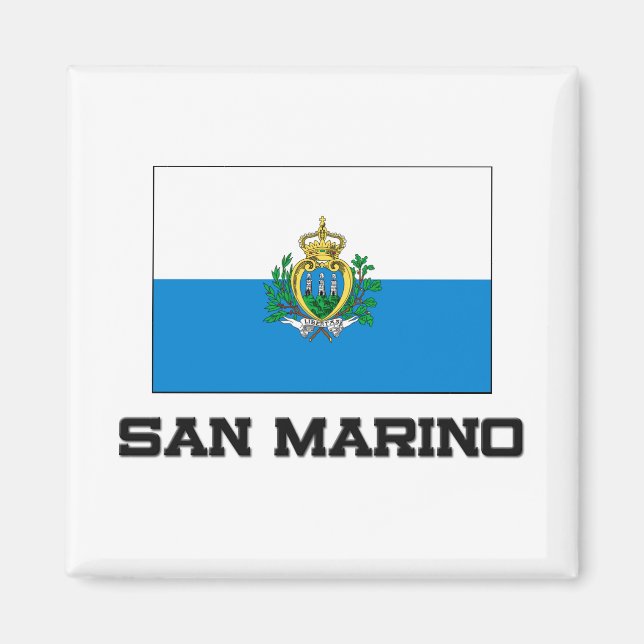 Aimant Drapeau de Saint-Marin (Devant)