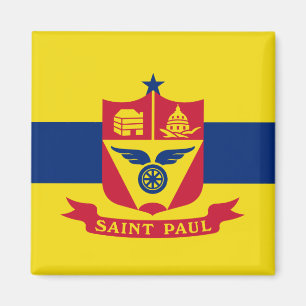 Aimant Drapeau de Saint Paul (Minnesota)