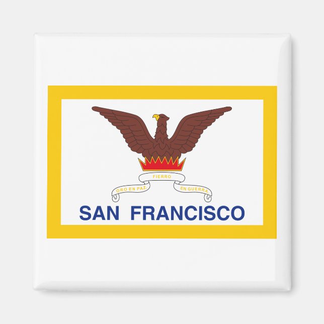Aimant Drapeau de San Francisco (Devant)