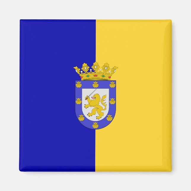 Aimant Drapeau de Santiago (Chili) (Devant)