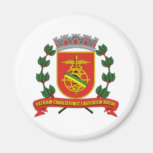 Aimant Drapeau de Santos Saopaulo Brasil, Brésil