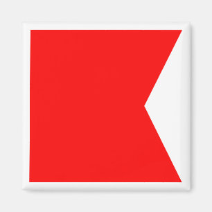 Aimant Drapeau de signalisation maritime international BR
