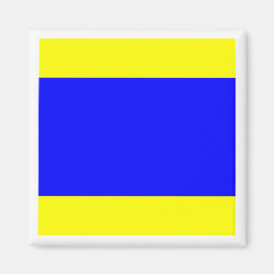 Aimant Drapeau de signalisation maritime international DE