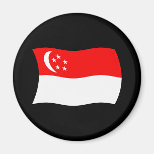 Aimant Drapeau de Singapour