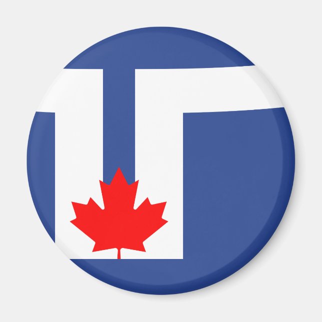 Aimant Drapeau de Toronto (Ontario) (Devant)