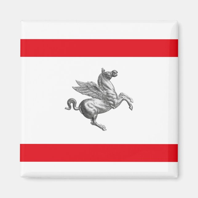 Aimant Drapeau de Toscane, ITALIE (Devant)