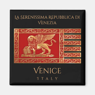 Aimant Drapeau de Venise, Italie