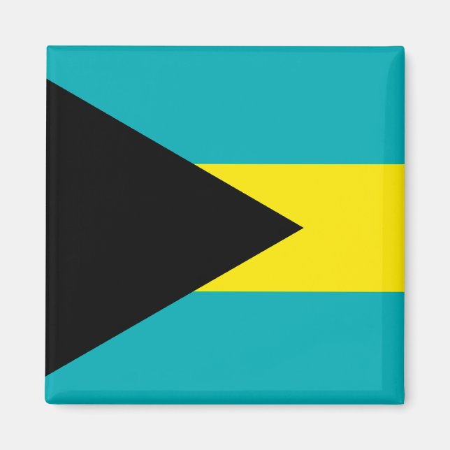 Aimant Drapeau des Bahamas (Devant)