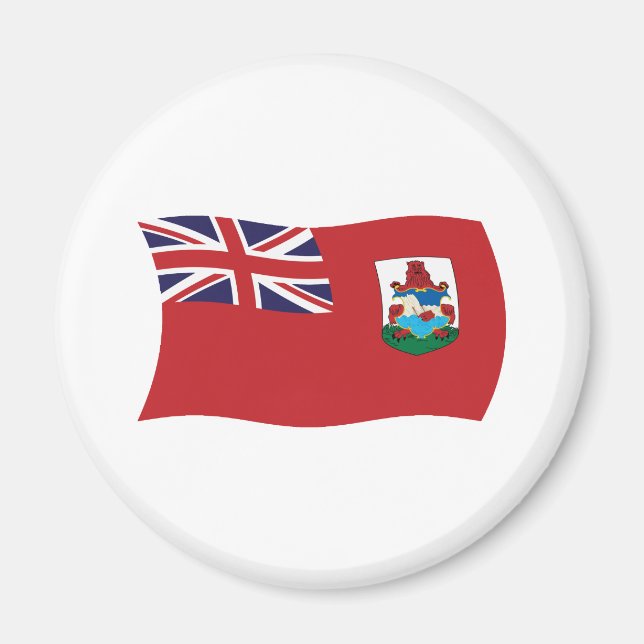 Aimant Drapeau des Bermudes (Devant)
