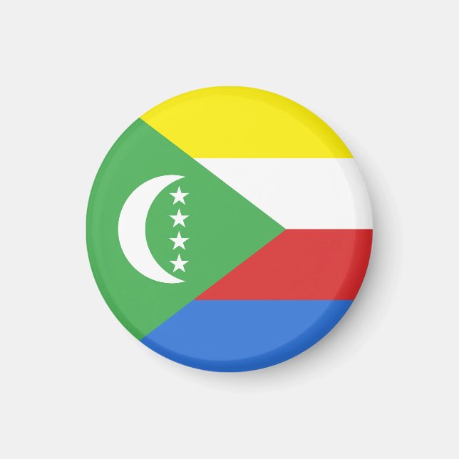 Aimant Drapeau des Comores (Devant)