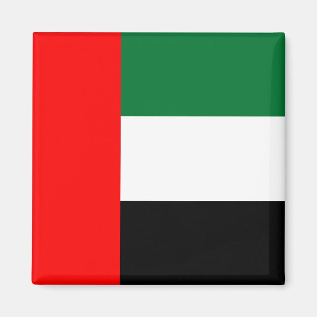 Aimant Drapeau des Émirats arabes unis (EAU) (Devant)