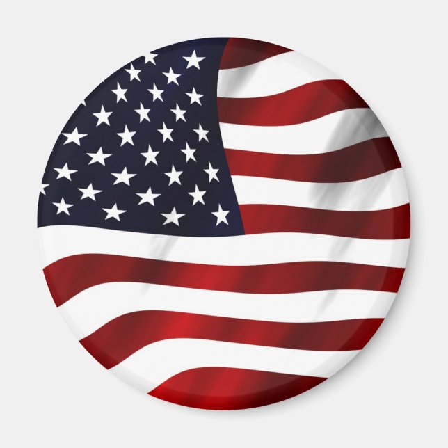 AIMANT DRAPEAU DES ÉTATS-UNIS D'AMÉRIQUE (Devant)