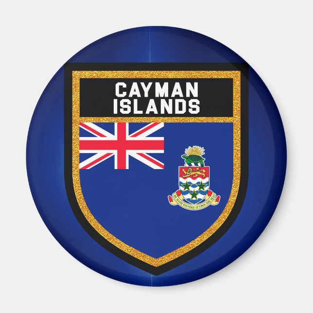Aimant Drapeau des îles Caïmans (Devant)