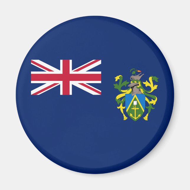 Aimant Drapeau des îles Pitcairn (Devant)