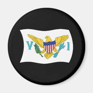 Aimant Drapeau des Îles Vierges des États-Unis