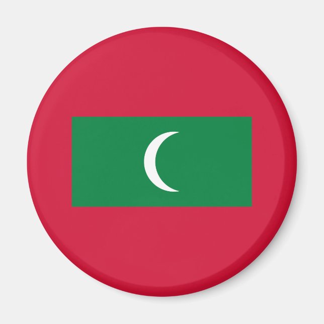 Aimant Drapeau des Maldives (Devant)