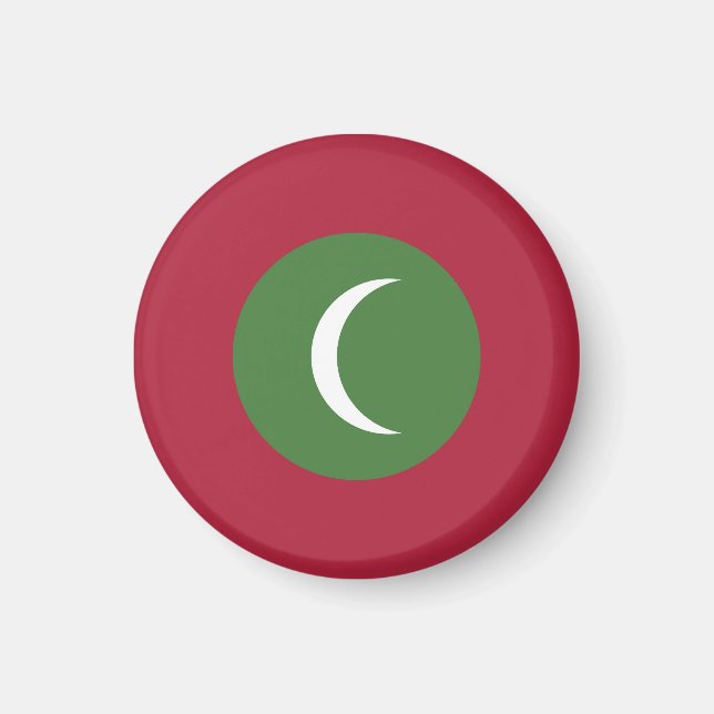 Aimant Drapeau des Maldives (Devant)