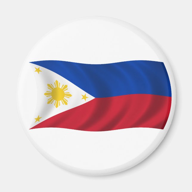 Aimant Drapeau des Philippines (Devant)