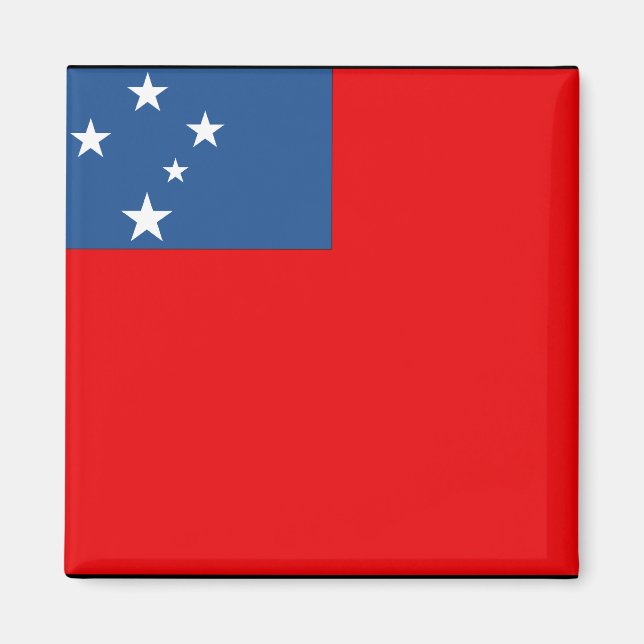 Aimant Drapeau des Samoa occidentales (Devant)