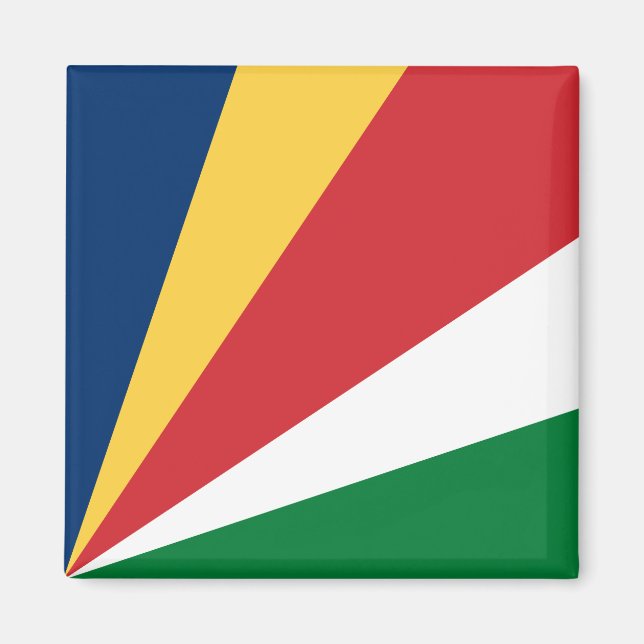 Aimant Drapeau des Seychelles (Devant)