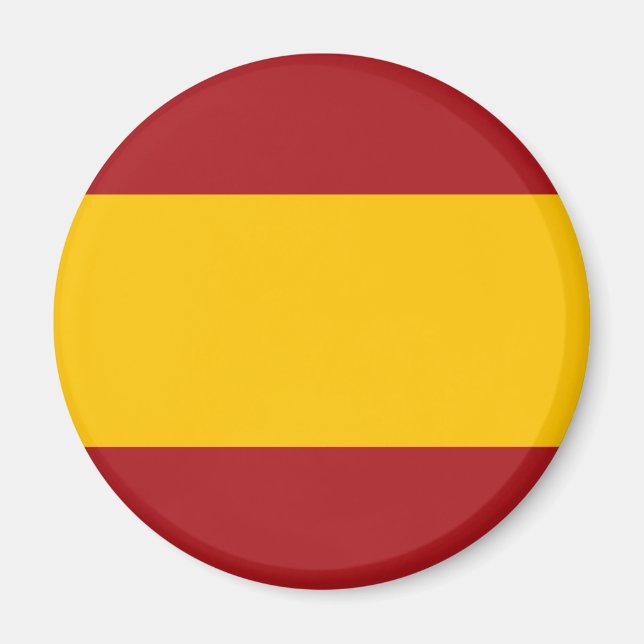 Aimant drapeau d'Espagne (Devant)