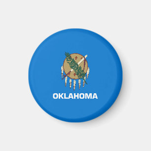 Aimant Drapeau d'État de l'Oklahoma