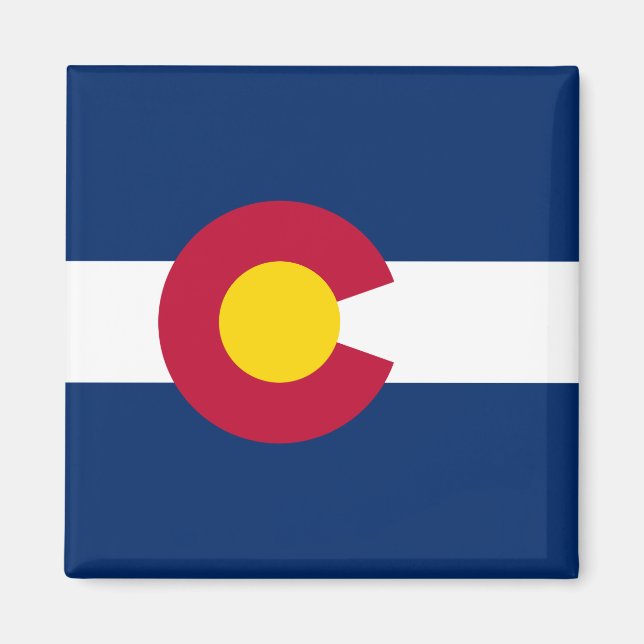 Aimant Drapeau d'Etat du Colorado (Devant)