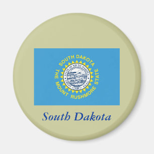 Aimant Drapeau d'état du Dakota du Sud