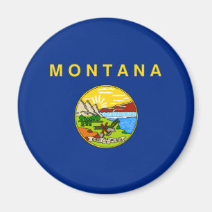 Aimant Drapeau d'État du Montana