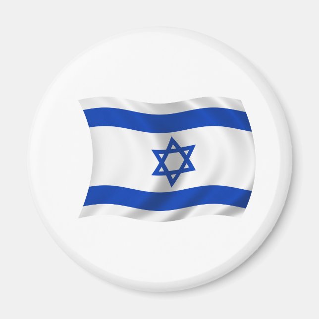 Aimant Drapeau d'Israël (Devant)