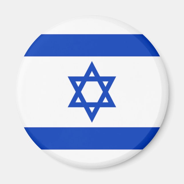 Aimant Drapeau d'Israël (Devant)