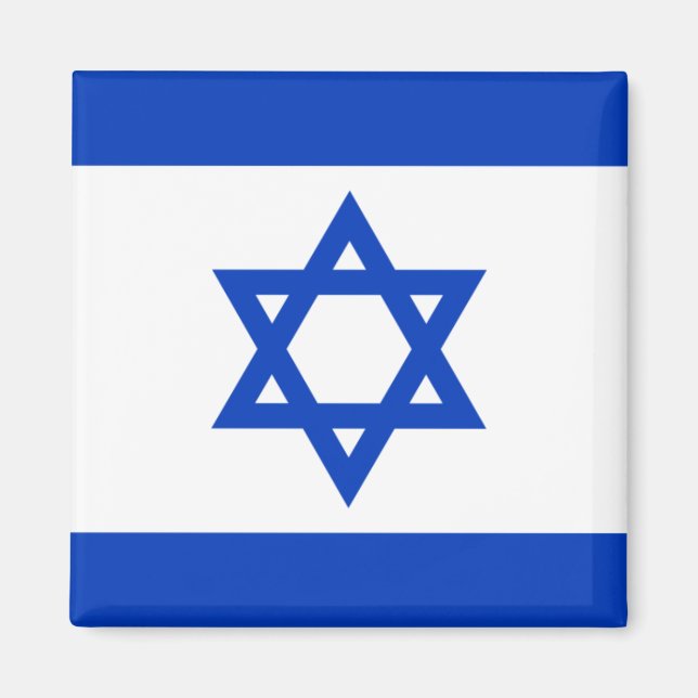 Aimant Drapeau d'Israël (Devant)