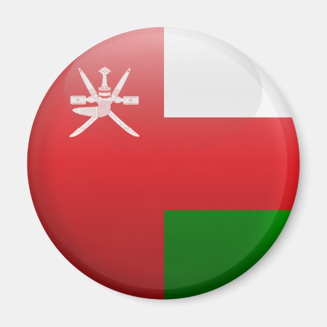 Aimant Drapeau d'Oman (Devant)