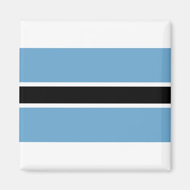 Aimant Drapeau du Botswana (Devant)